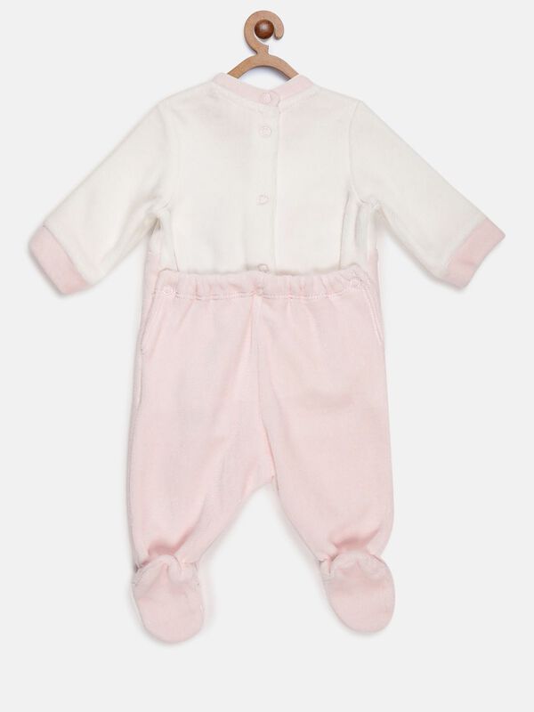 Velour Babysuit-Back Opening image number null